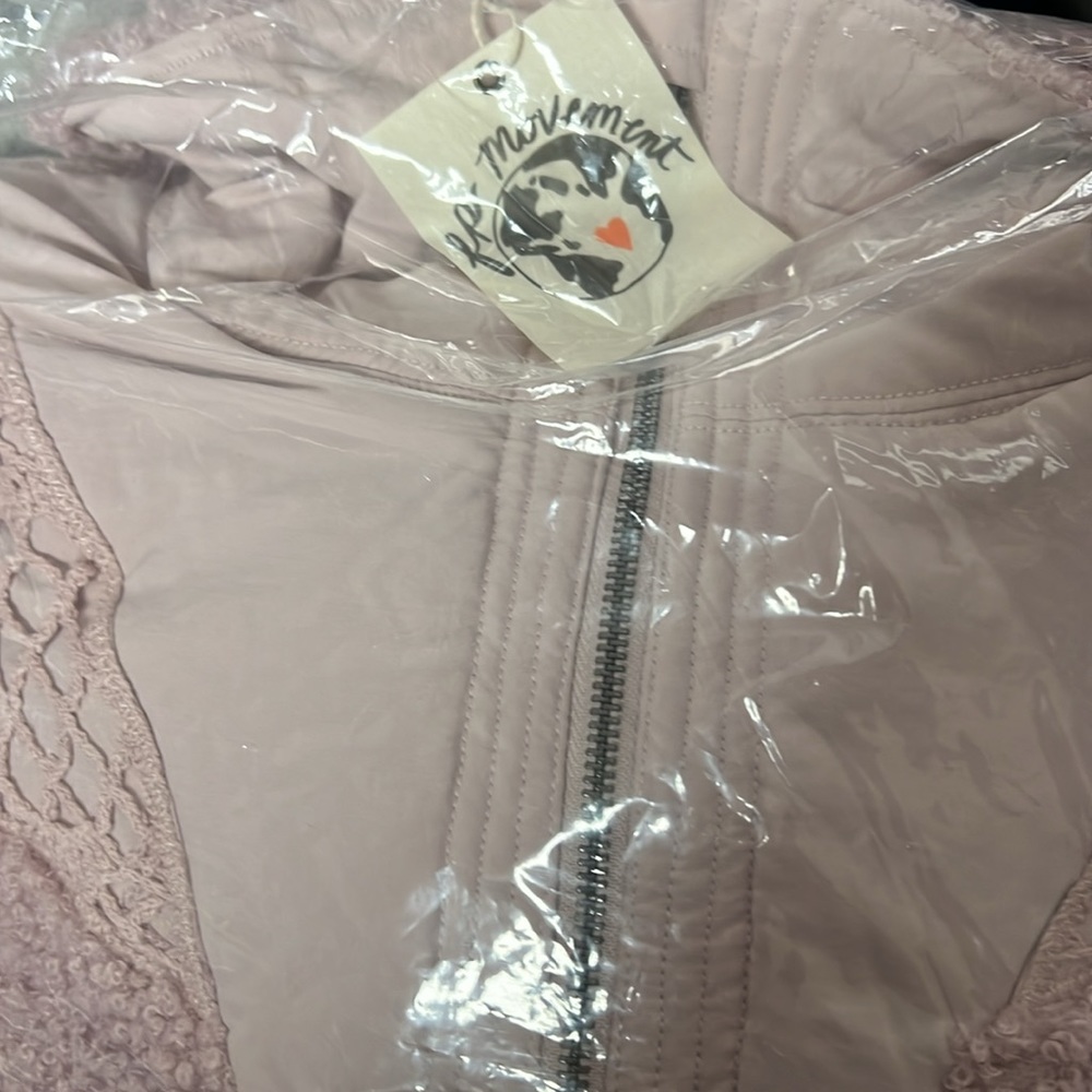 Last One Free People Care FP Seaside Fleece Mauve - Picture 9 of 10